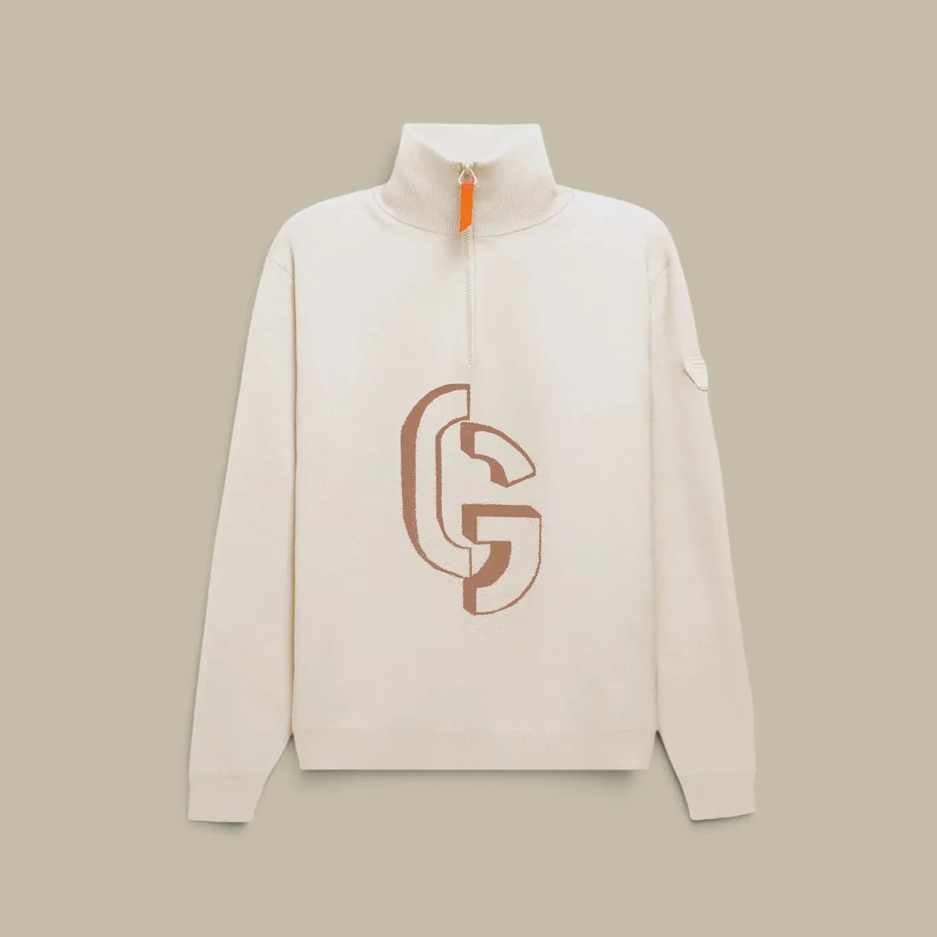 Pull Camionneur Gertrude Beige - Lewis Patch Gertrude