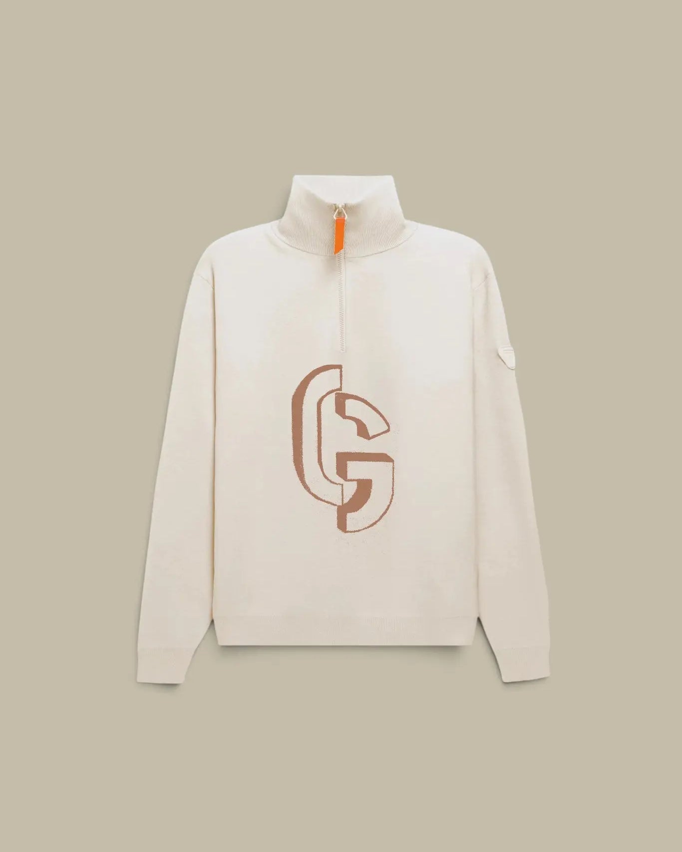 Pull Camionneur Gertrude Beige - Lewis Patch Gertrude
