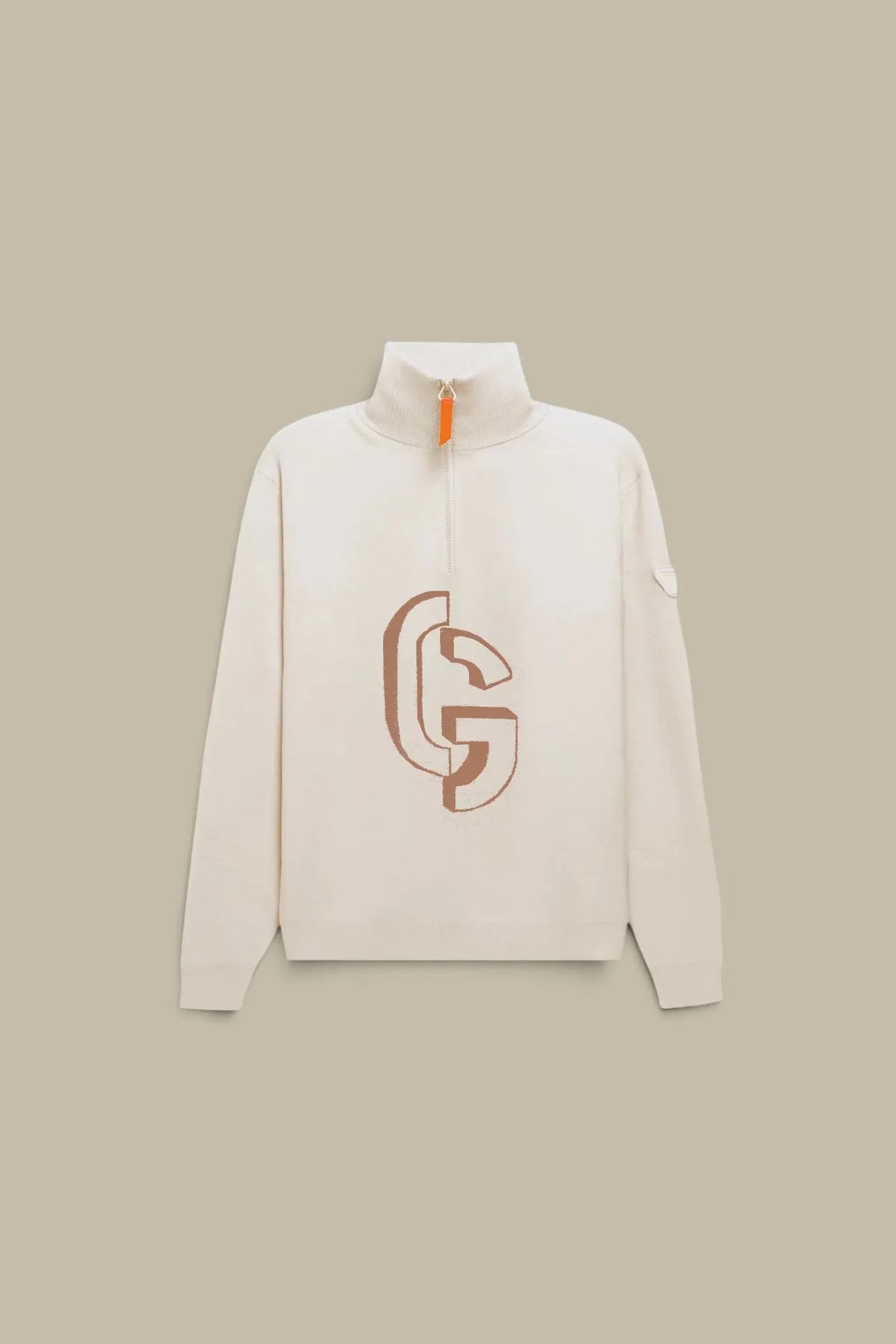 Pull Camionneur Gertrude Beige - Lewis Patch Gertrude