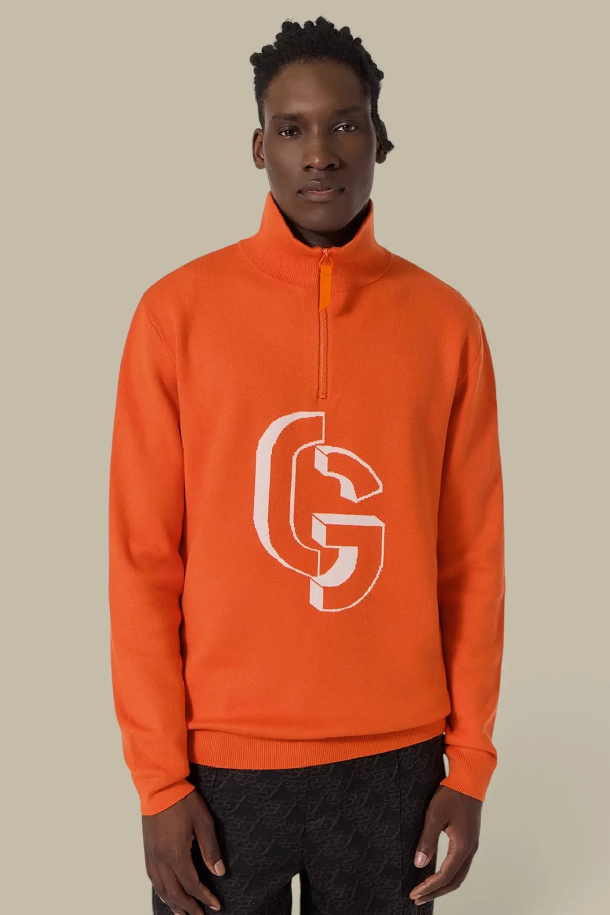 Pull Camionneur Gertrude Orange - Lewis Gertrude