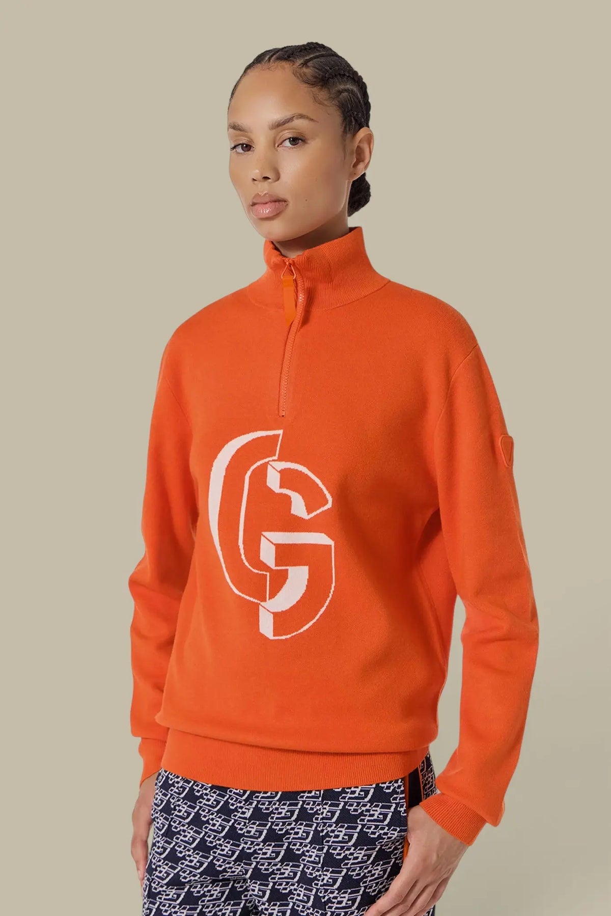 Pull Camionneur Gertrude Orange - Lewis Gertrude