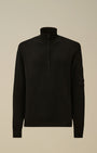 Pull C.P. Company Noir - Camionneur Re - Wool - Pull