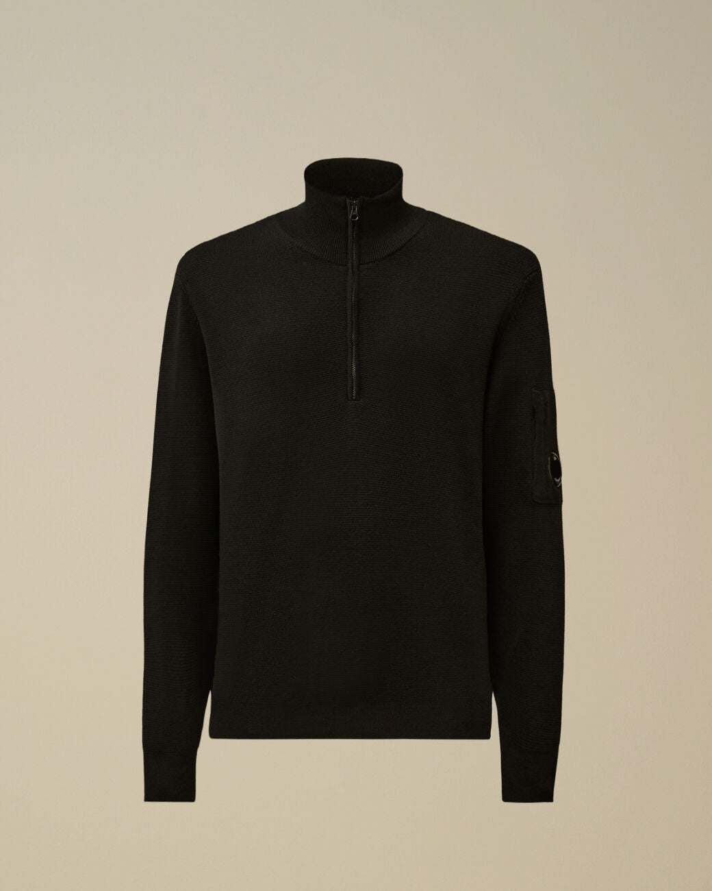 Pull C.P. Company Noir - Camionneur Re - Wool - Pull