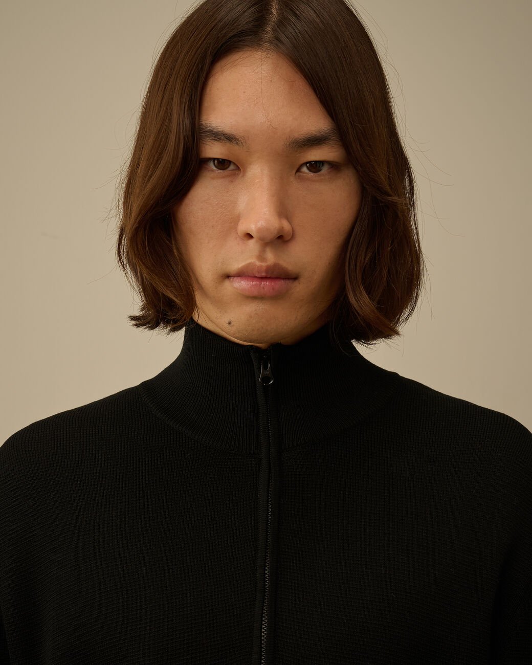 Pull C.P. Company Noir - Camionneur Re - Wool - Pull