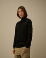 Pull C.P. Company Noir - Camionneur Re - Wool - Pull