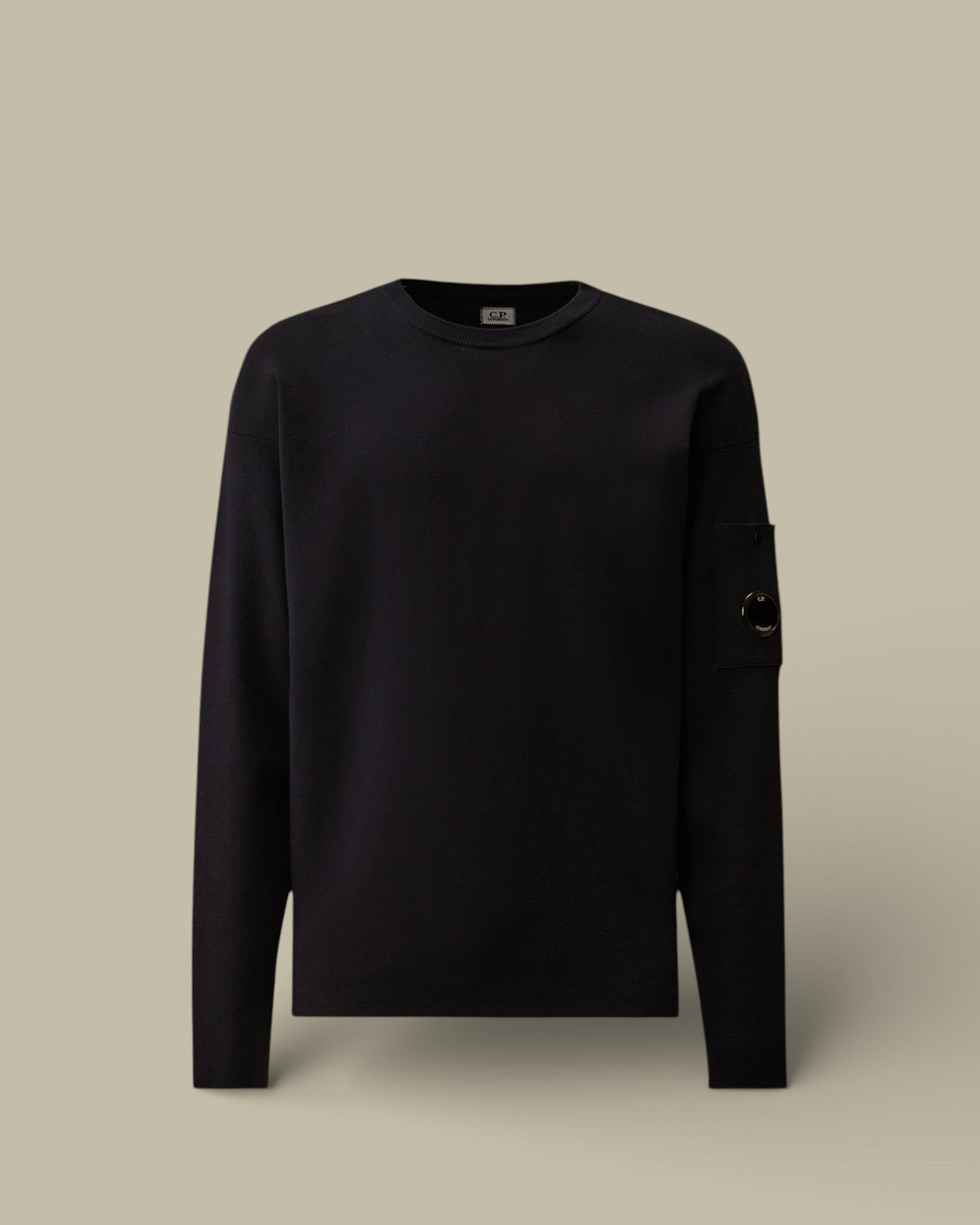 Pull C.P. Company Noir - Coton Sea Island - Pull
