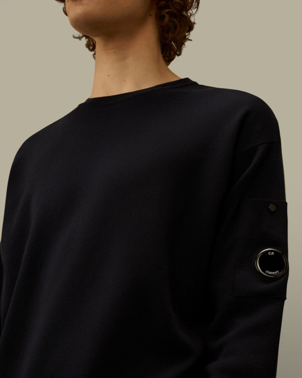 Pull C.P. Company Noir - Coton Sea Island - Pull