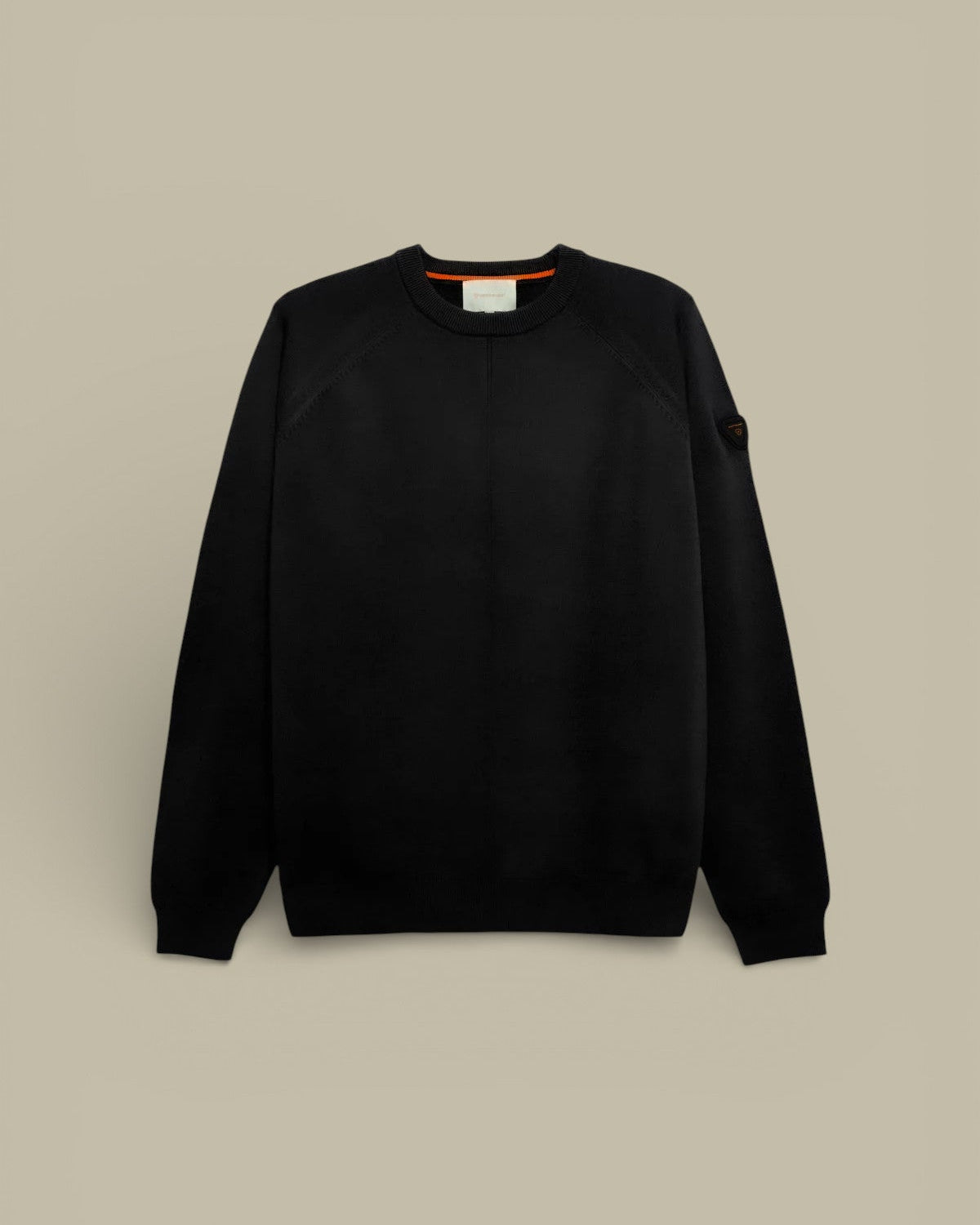 Pull Gertrude Noir - Col Rond en Maille - Pull