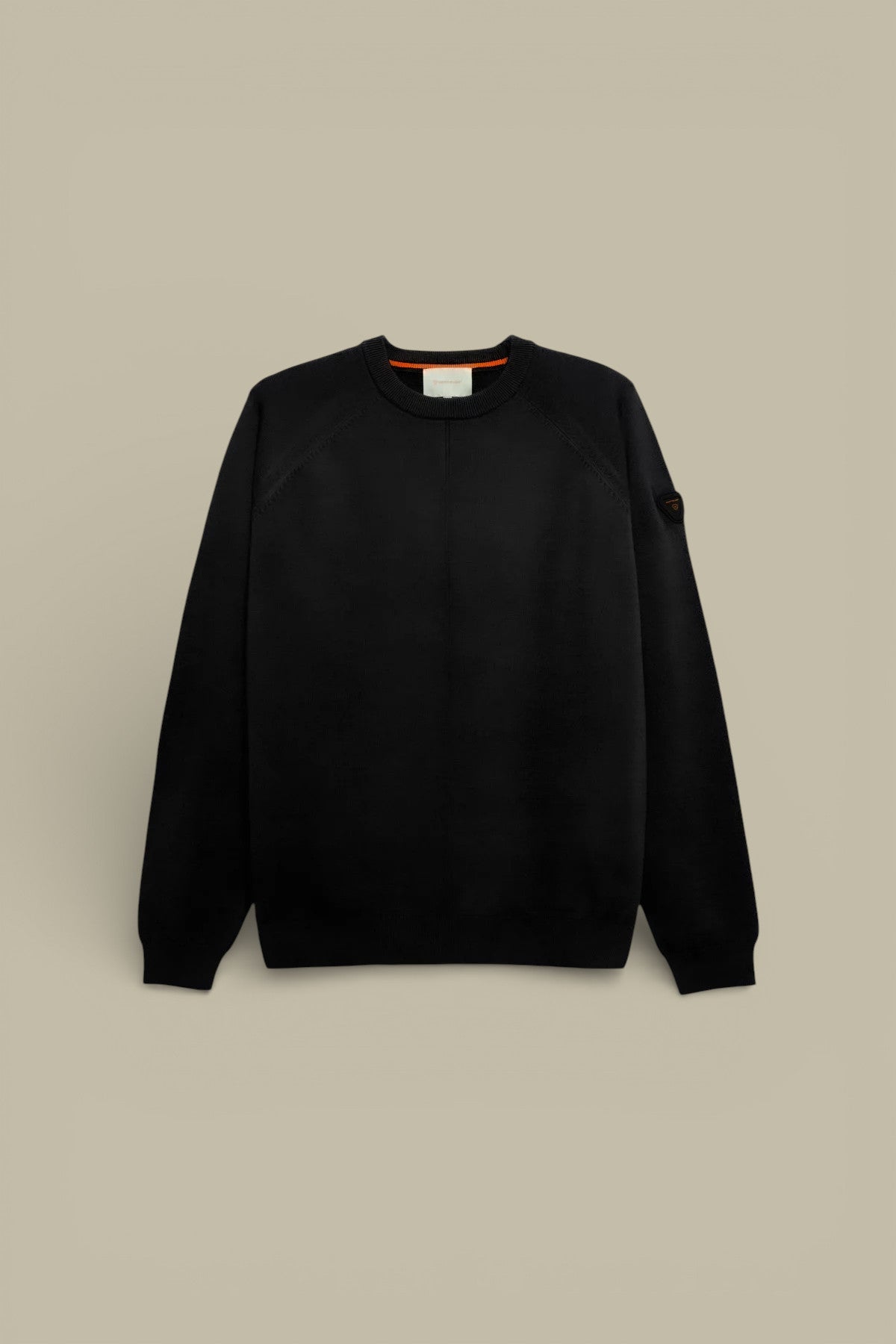Pull Gertrude Noir - Col Rond en Maille - Pull