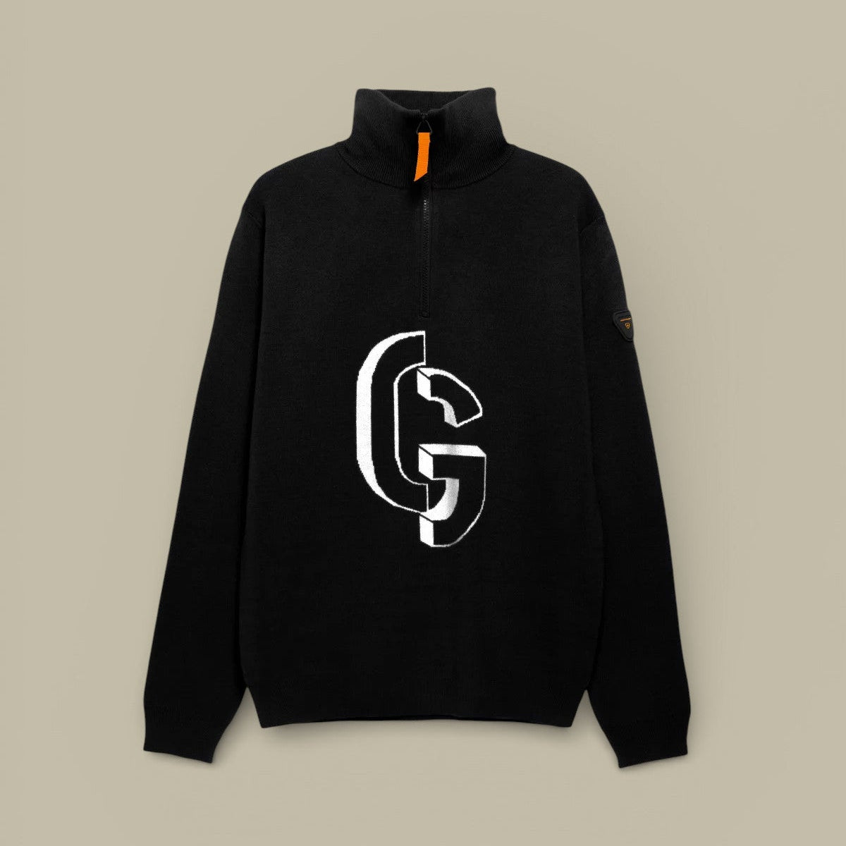 Pull Gertrude Noir - Lewis Col Camionneur - Pull