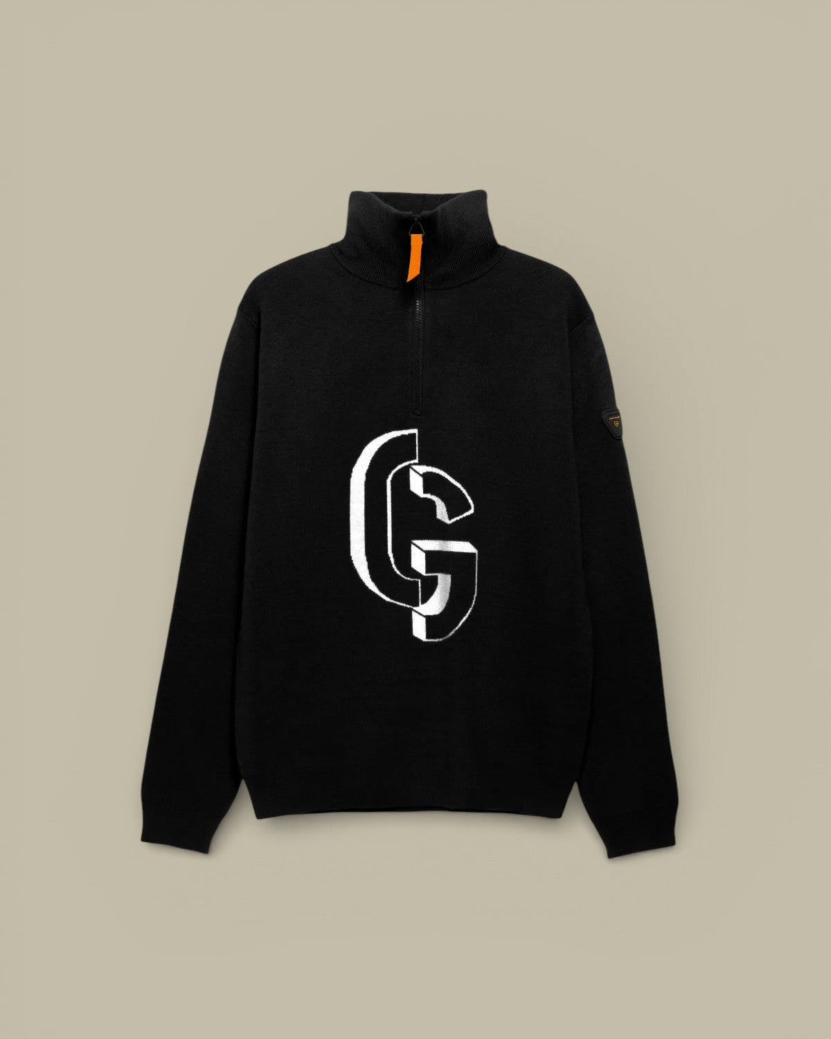 Pull Gertrude Noir - Lewis Col Camionneur - Pull