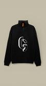 Pull Gertrude Noir - Lewis Col Camionneur - Pull