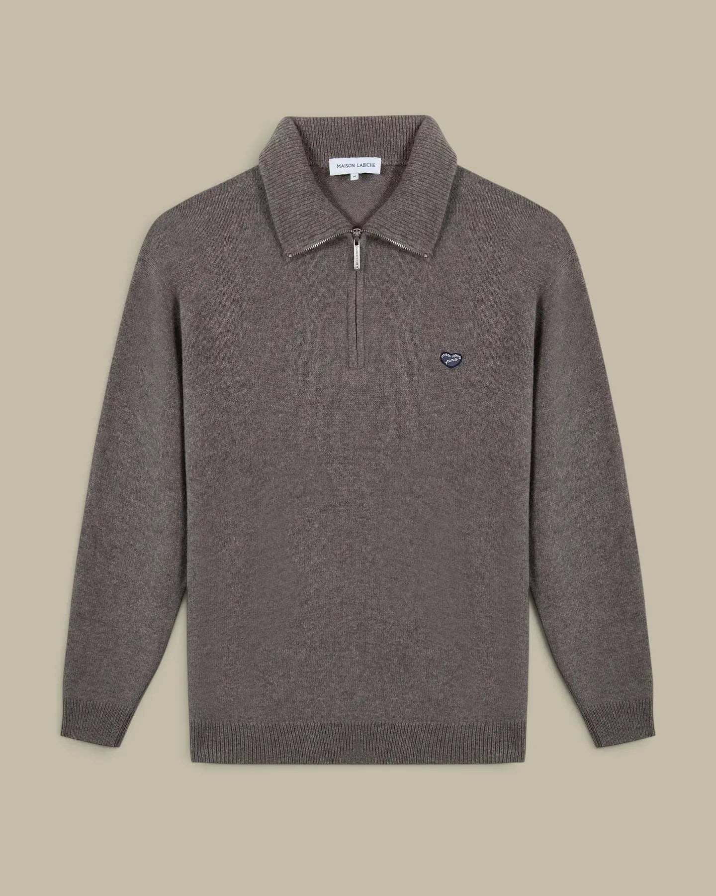 Pull Maison Labiche Gris - Coeur Maison Labiche