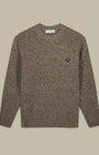 Pull Maison Labiche Marron - Coeur Maison Labiche