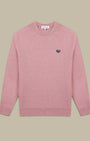 Pull Maison Labiche Rose - Patch Coeur Maison Labiche