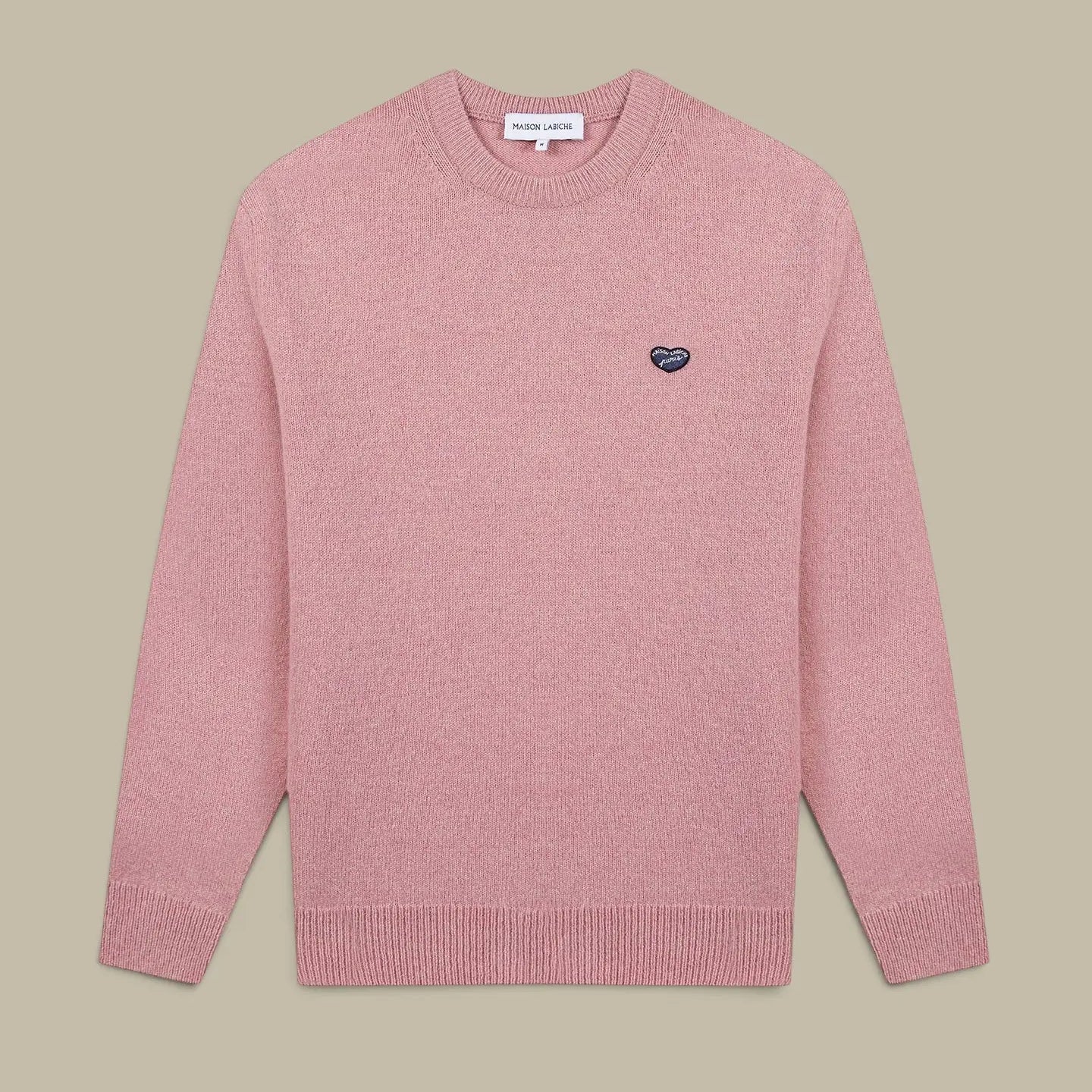 Pull Maison Labiche Rose - Patch Coeur Maison Labiche