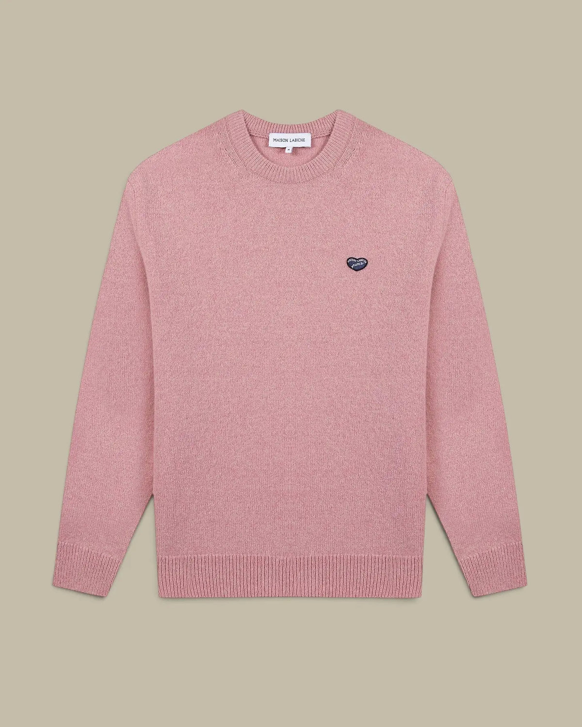 Pull Maison Labiche Rose - Patch Coeur Maison Labiche