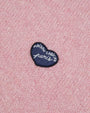 Pull Maison Labiche Rose - Patch Coeur Maison Labiche