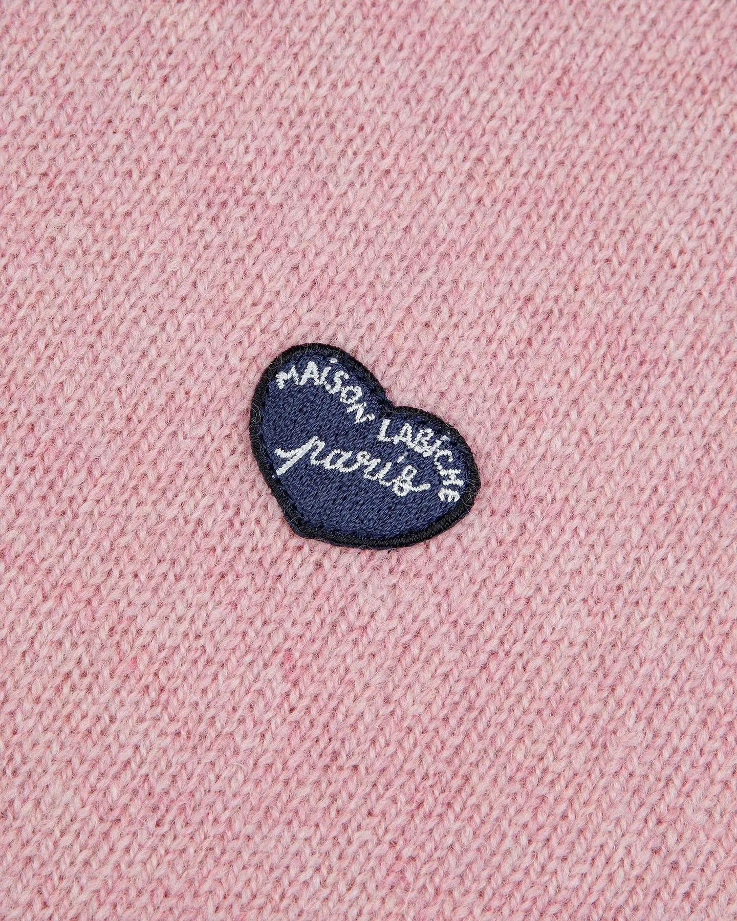 Pull Maison Labiche Rose - Patch Coeur Maison Labiche