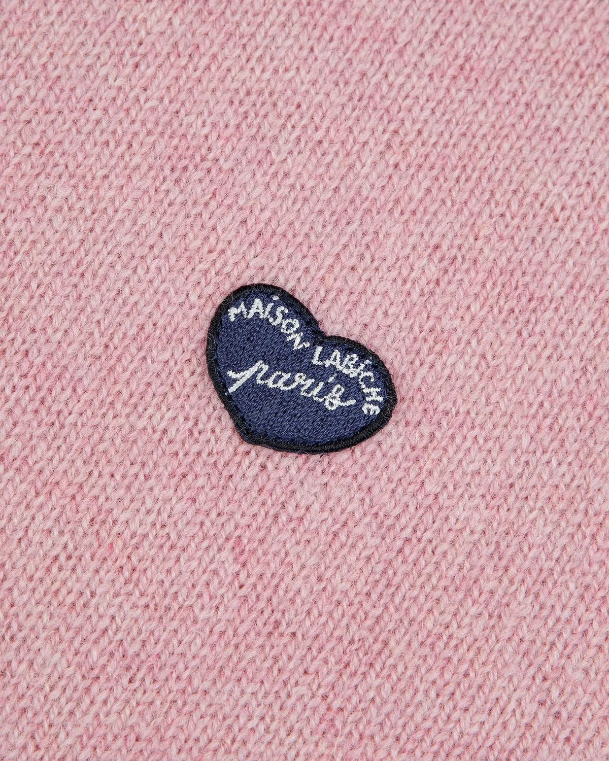 Pull Maison Labiche Rose - Patch Coeur Maison Labiche