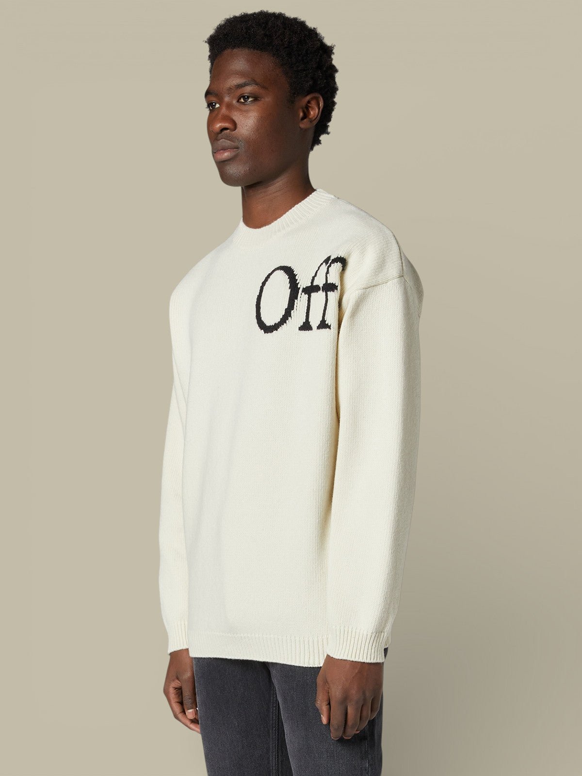 Pull Off - White Beige - Laine - Pull