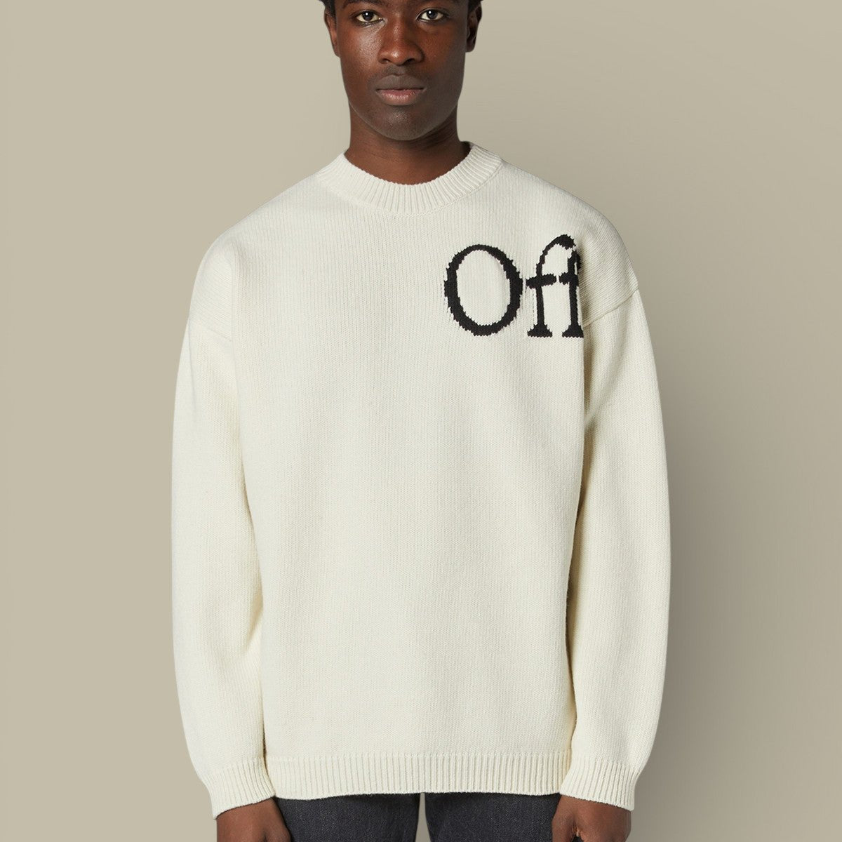 Pull Off - White Beige - Laine - Pull