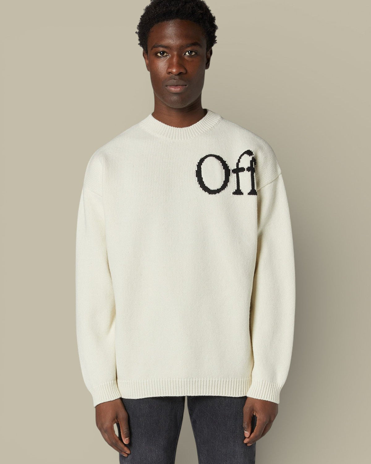 Pull Off - White Beige - Laine - Pull