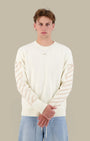 Pull Off-White Creme - Diag Arrow Off-White
