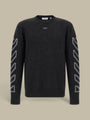 Pull Off-White Gris - Diag Arrow Off-White
