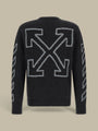Pull Off-White Gris - Diag Arrow Off-White