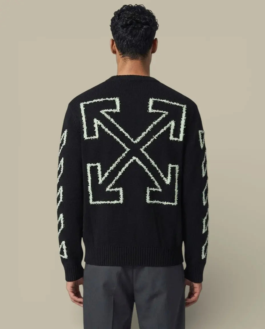 Pull Off - White Noir - Maille - Pull