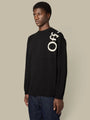 Pull Off-White Noir - Vertical Bookish Off-White