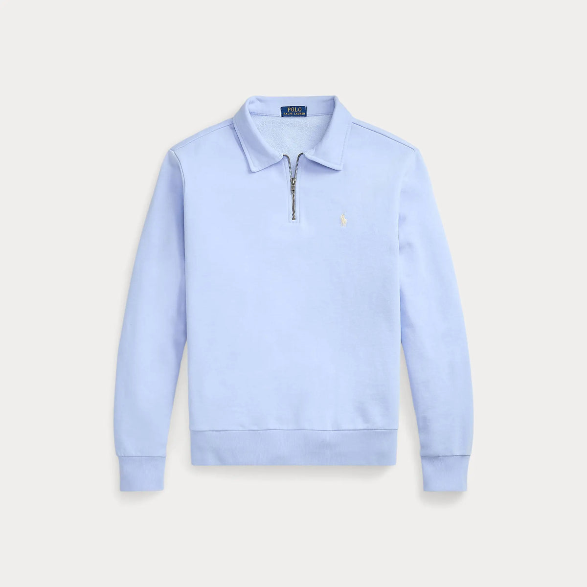 Pull Ralph Lauren Bleu - SWEAT-SHIRT À QUART DE ZIP EN POLAIRE BOUCLÉE Ralph Lauren