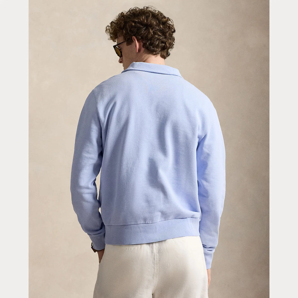 Pull Ralph Lauren Bleu - SWEAT-SHIRT À QUART DE ZIP EN POLAIRE BOUCLÉE Ralph Lauren