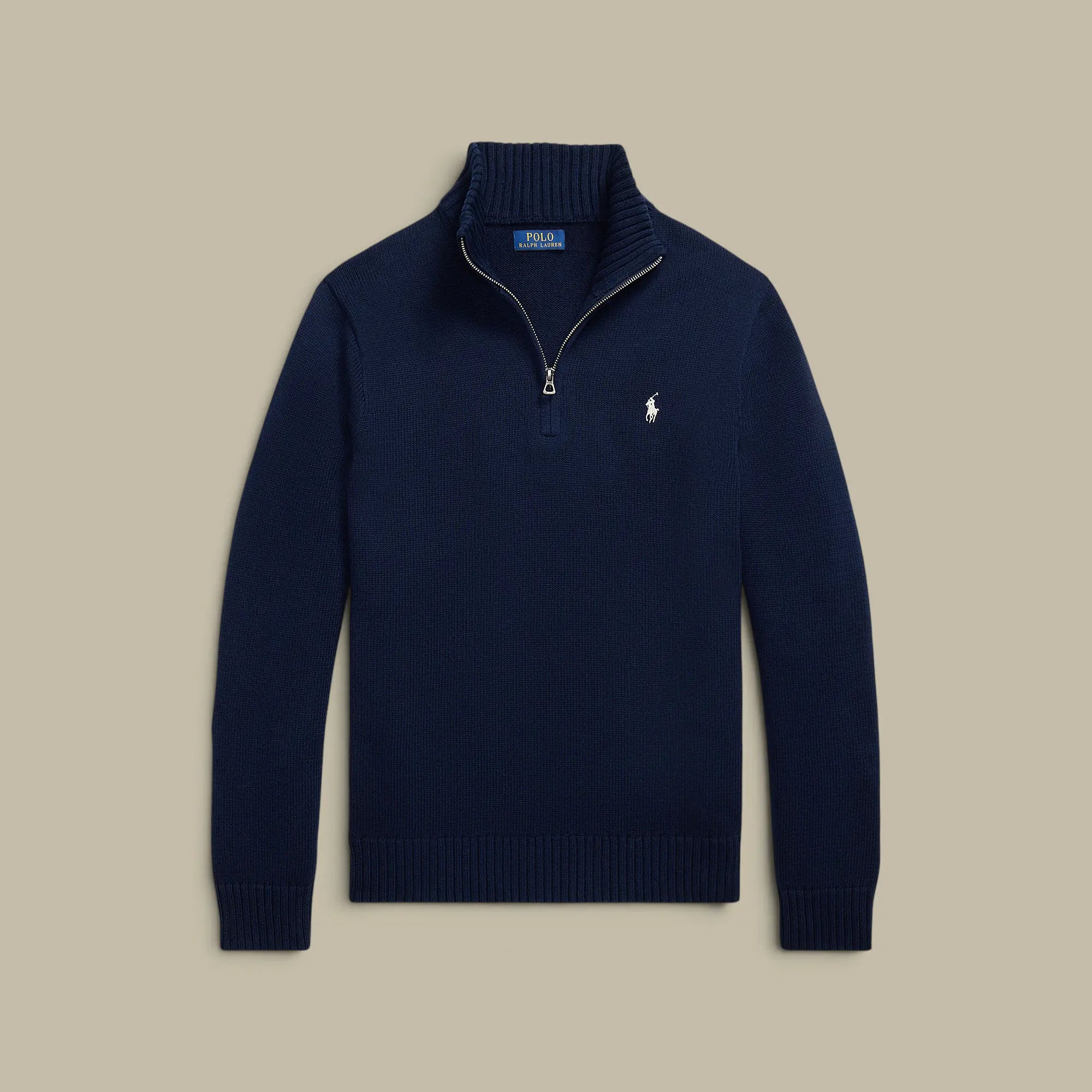 Pull Ralph lauren Bleu Marine - Col Camionneur Ralph Lauren