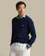 Pull Ralph lauren Bleu Marine - Col Rond Ralph Lauren