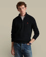 Pull Ralph lauren Noir - Col Camionneur - Pull