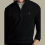 Pull Ralph lauren Noir - Col Camionneur - Pull