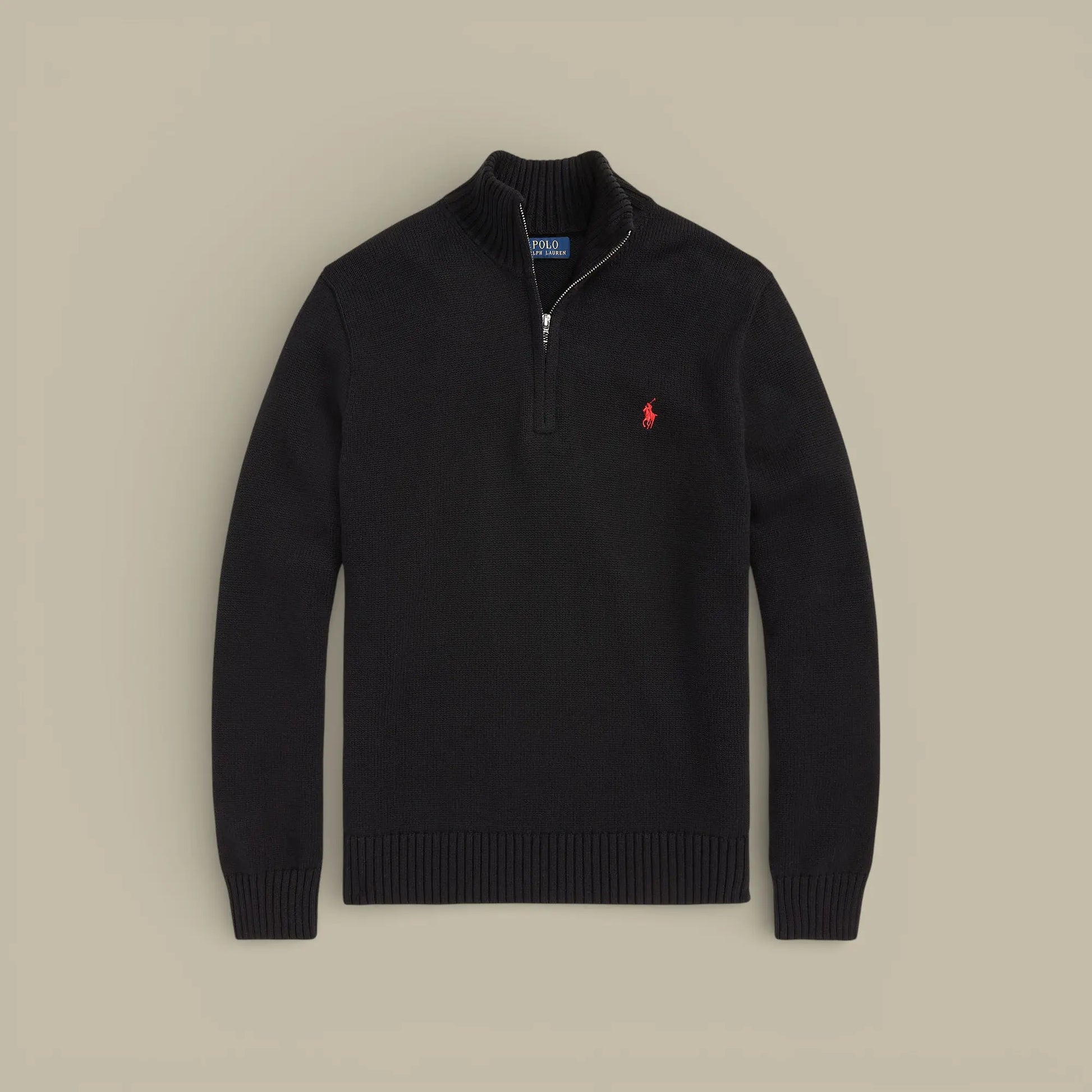 Pull Ralph lauren Noir - Col Camionneur - Pull