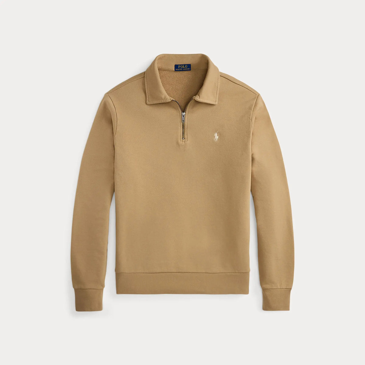 Pull Ralph Lauren Beige - SWEAT-SHIRT À QUART DE ZIP EN POLAIRE BOUCLÉE Ralph Lauren