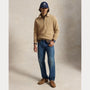 Pull Ralph Lauren Beige - SWEAT-SHIRT À QUART DE ZIP EN POLAIRE BOUCLÉE Ralph Lauren