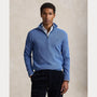 Pull Ralph Lauren Bleu - PULL EN COTON MAILLE À QUART DE ZIP Ralph Lauren