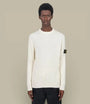 Pull Stone Island Beige - Full Rib Rws Wool - Pull