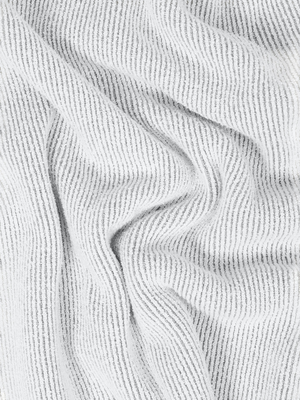 Pull Stone Island Gris - Rib Coton Bouclé - Pull