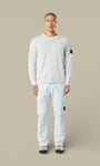 Pull Stone Island Gris - Rib Coton Bouclé - Pull