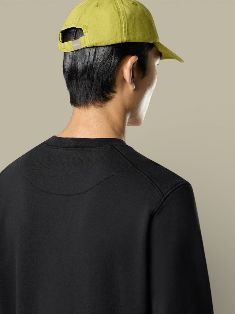 Pull Stone Island Noir - Col Rond - sweat