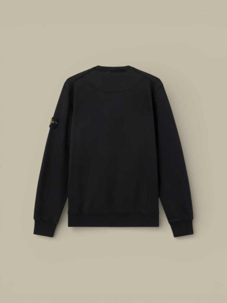 Pull Stone Island Noir - Col Rond - sweat