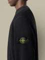 Pull Stone Island Noir - Coton Waffle Fleece - sweat