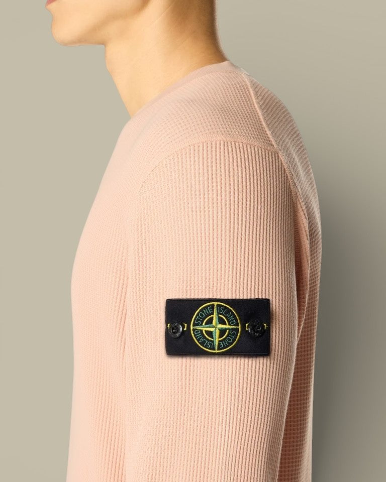 Pull Stone Island Rose - Coton Waffle Fleece - sweat
