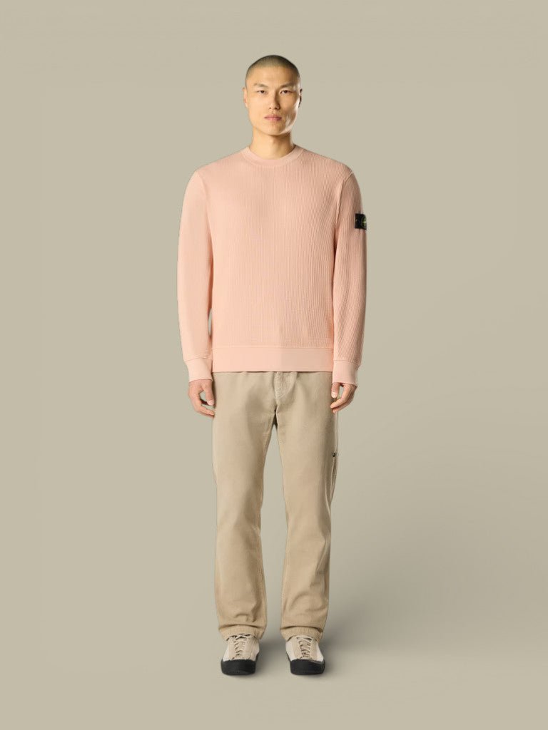 Pull Stone Island Rose - Coton Waffle Fleece - sweat